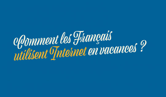 usage d'internet en vacances par les français