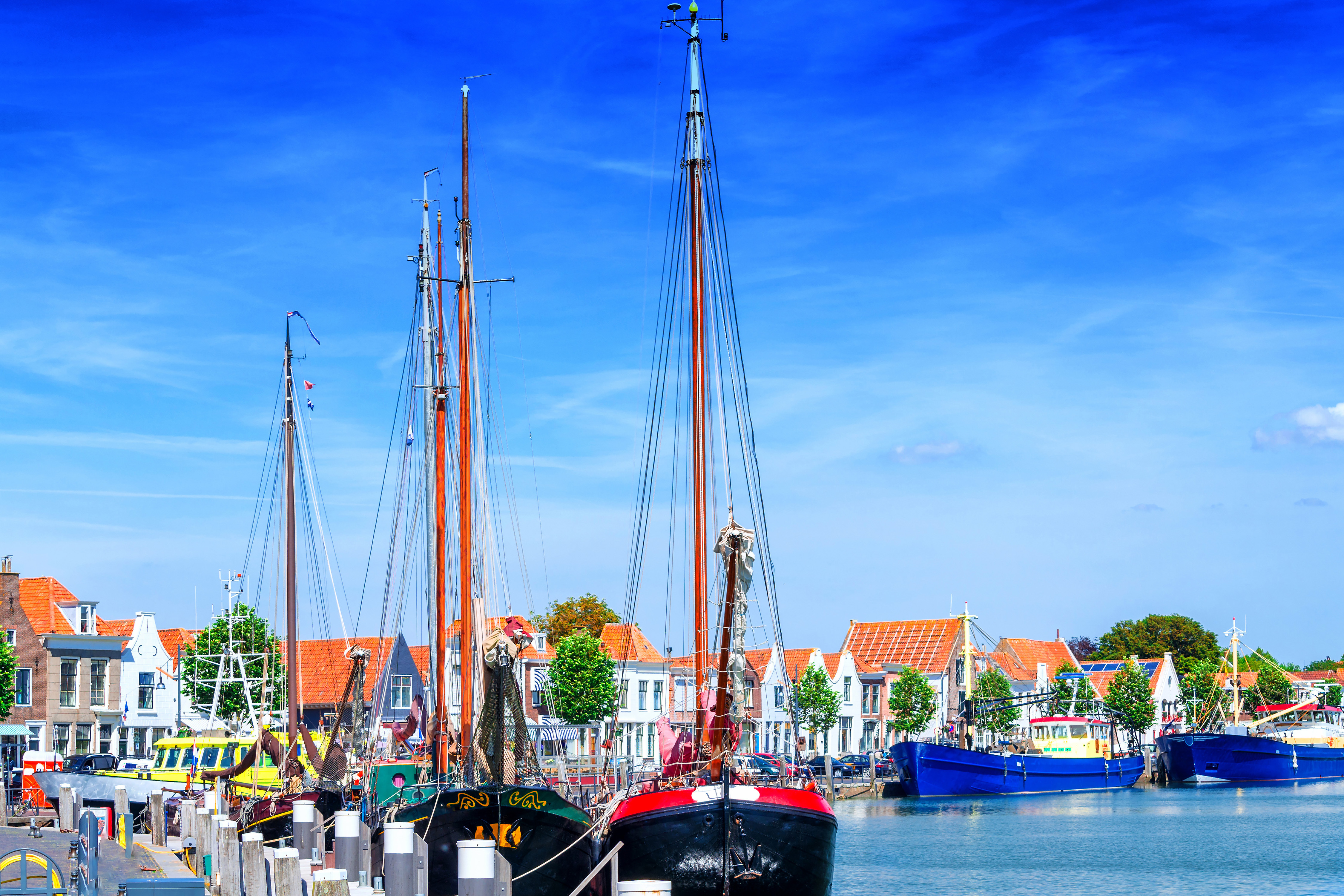 bateaux en hollande du nord