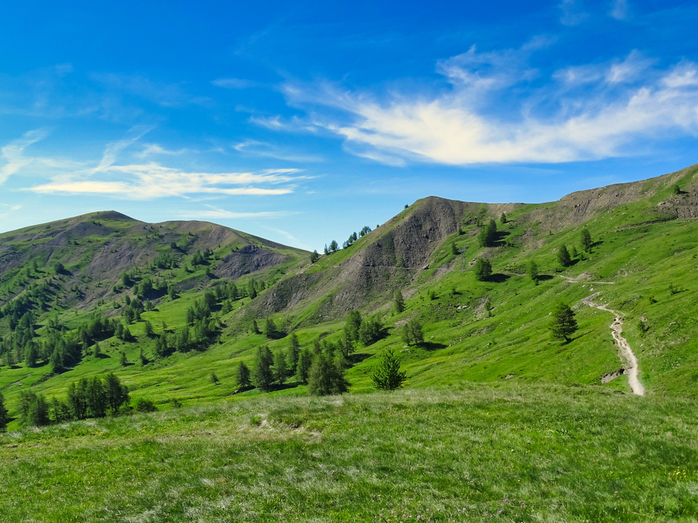 randonnée vtt alpes françaises : le Col d'Allos