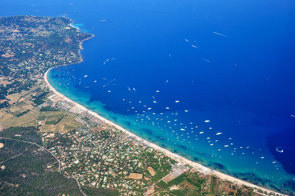 la plage de Pampelonne 