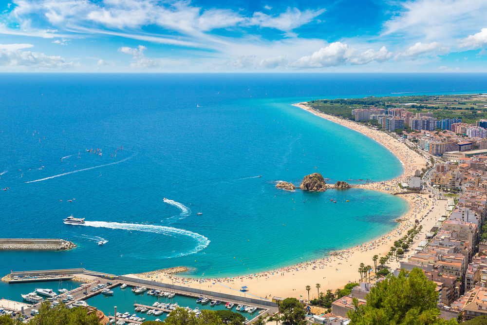 La plage de Blanes vacances famille costa brava