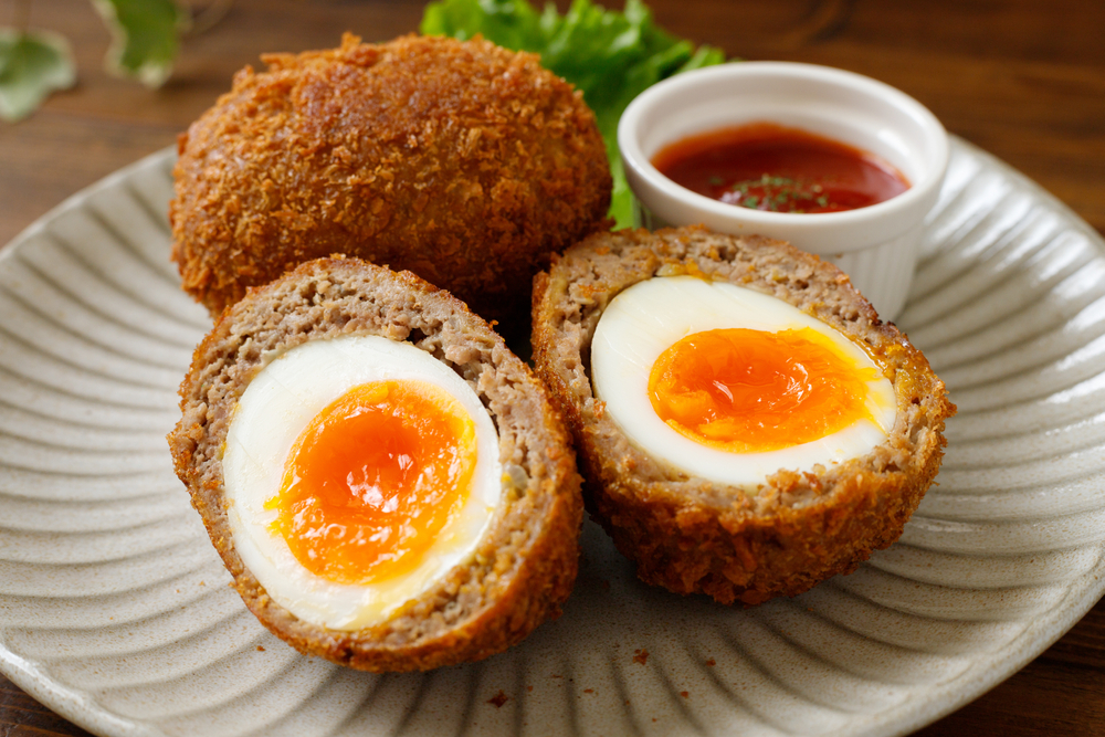 Scotch egg, cuisine Anglaise