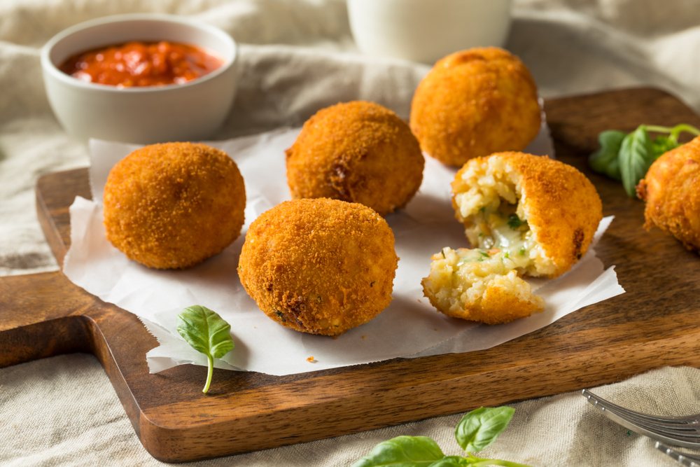 arancini, spécialité sicilienne