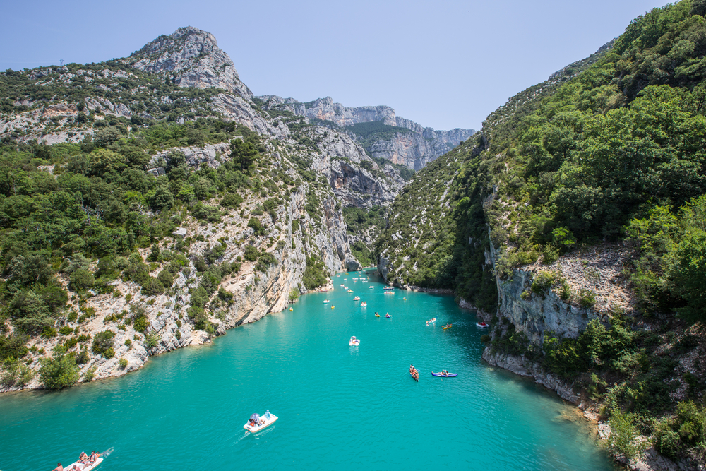 les plus beaux lacs de france : le lac de sainte-croix