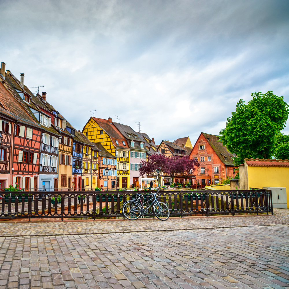 piste cyclable france : eurovélo 5 à colmar