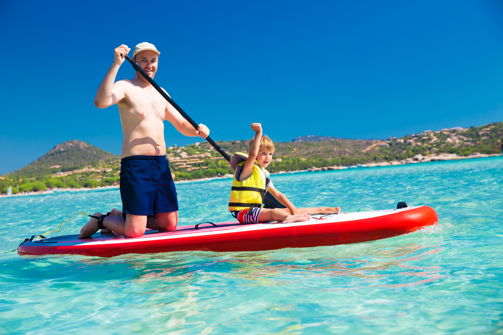 Paddle en famille en Corse