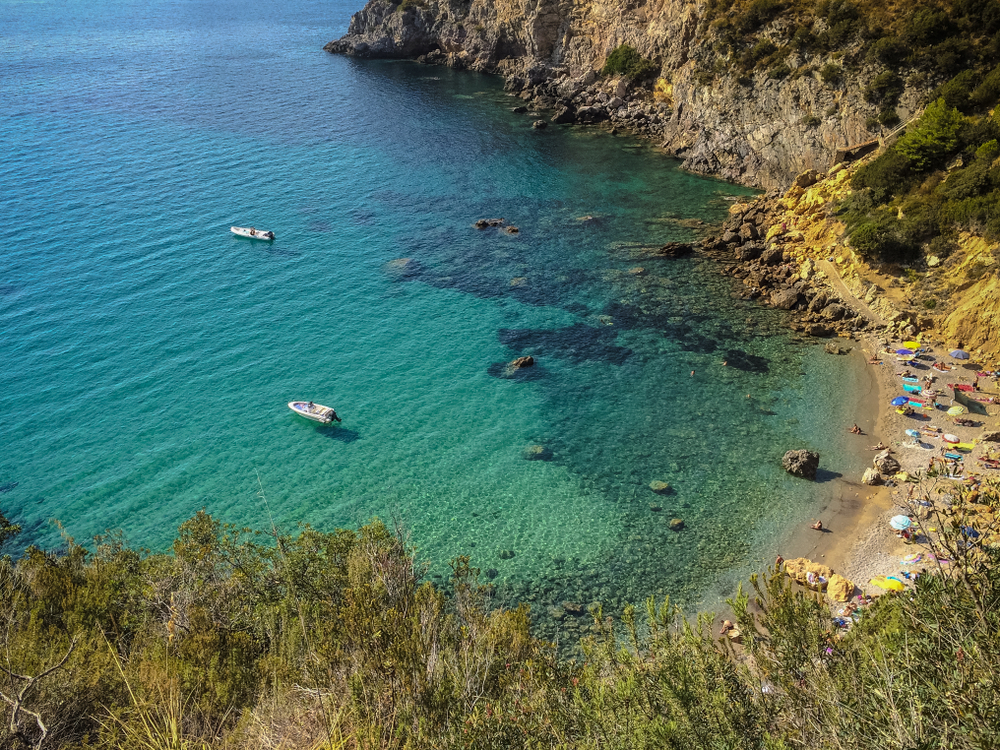 vue sur la Cala del Gesso