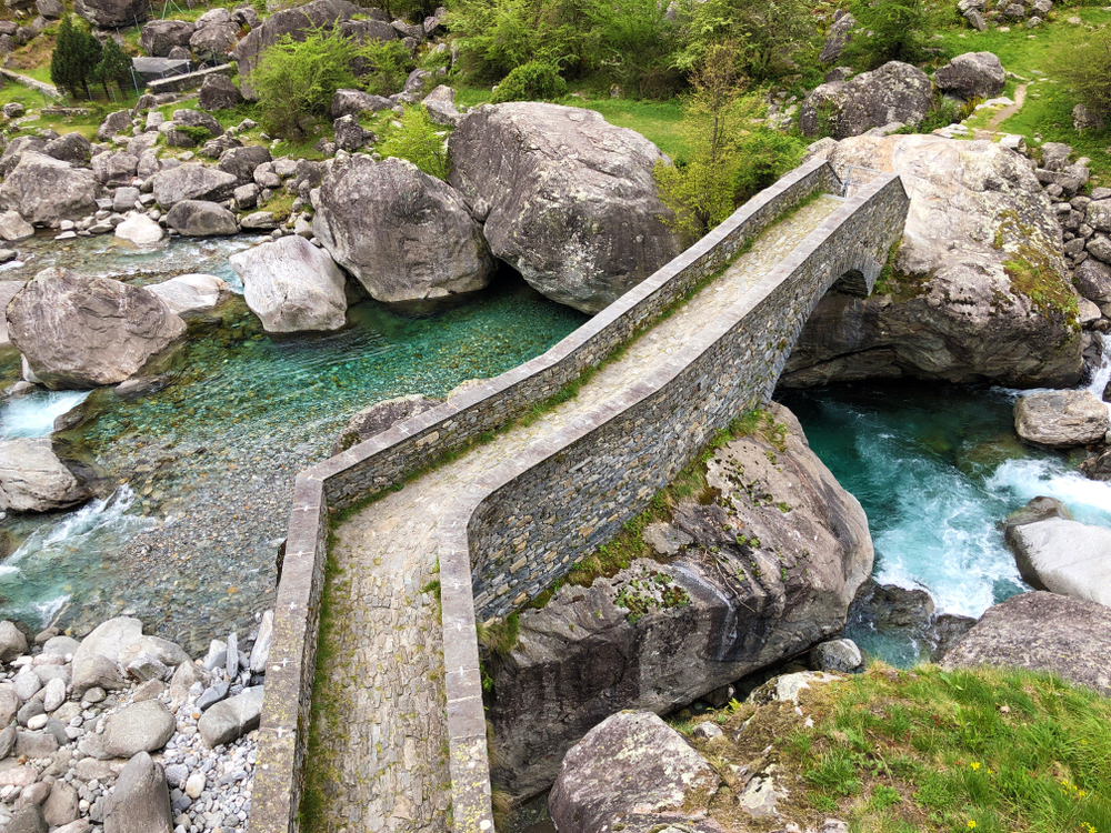 Tessin, randonnées, pont, bavona