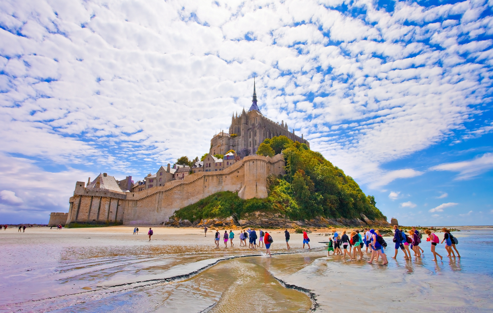 traversée baie Mont Saint Michel