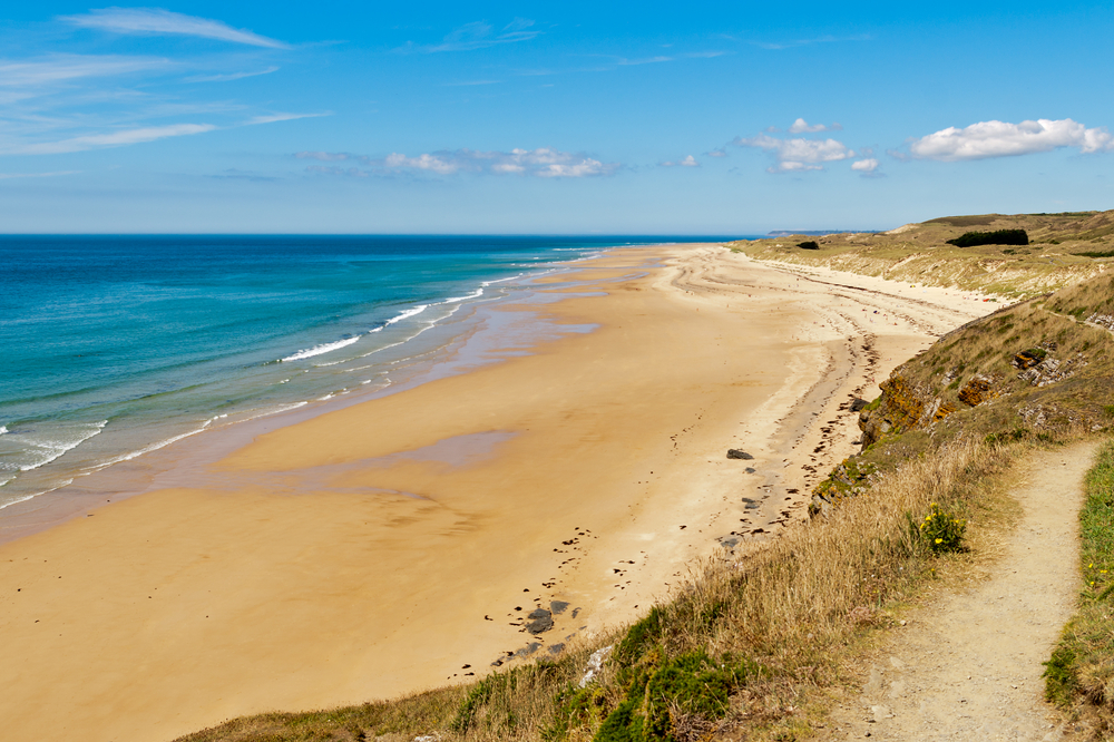 Carteret, Normandie, plage de Potinière