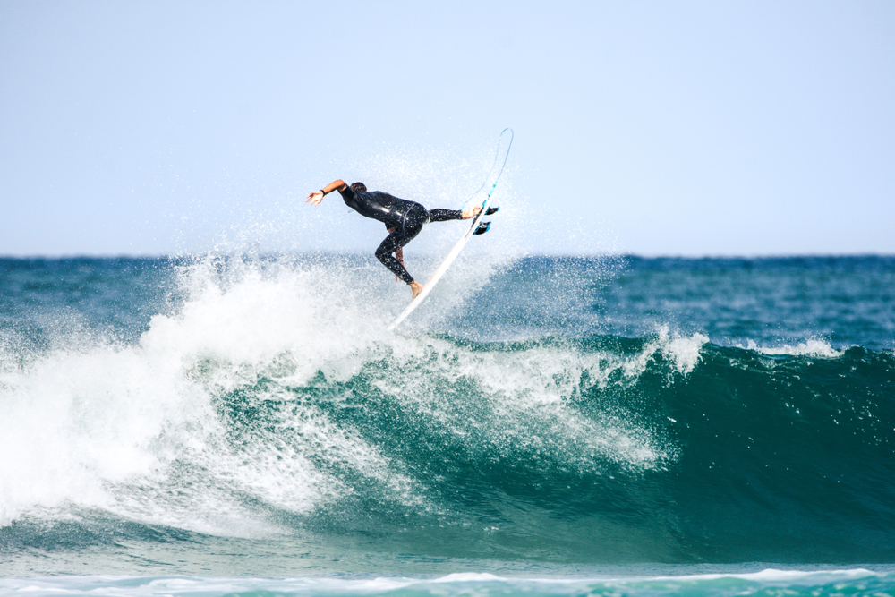 Surfeur à Mundaka