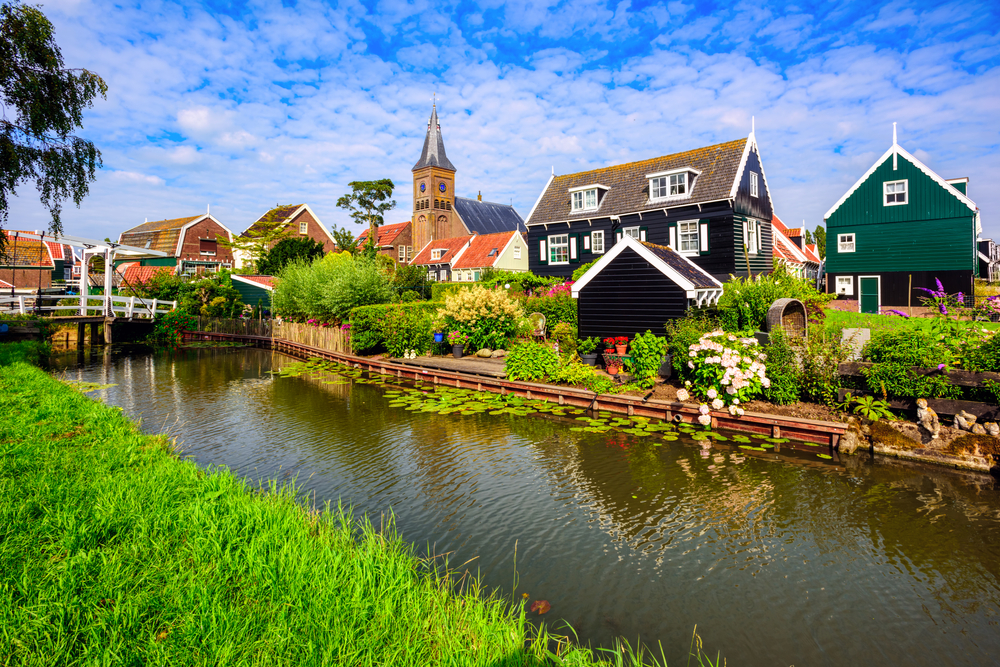 piste cyclable pays-bas : île de marken