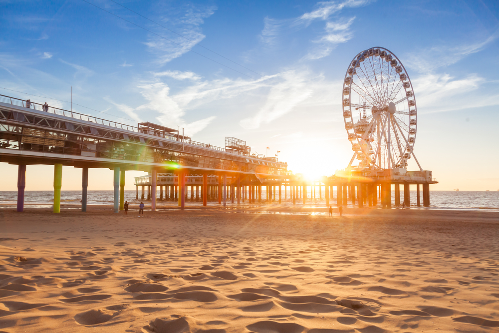 plage pays bas : plage de Scheveningen