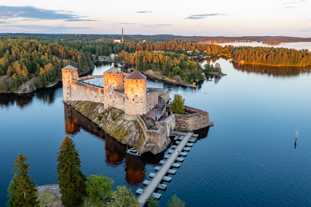 que faire en finlande : château d'olavinlinna