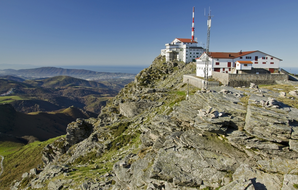 Le sommet de la Rhune, pays basque