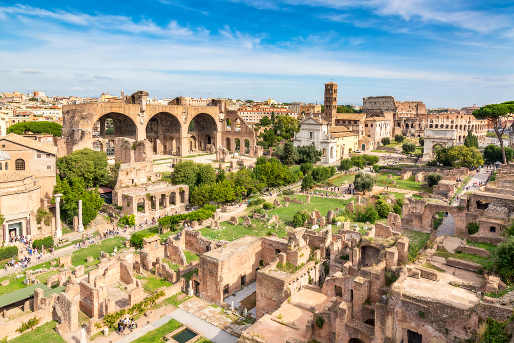 visiter rome : forum romain