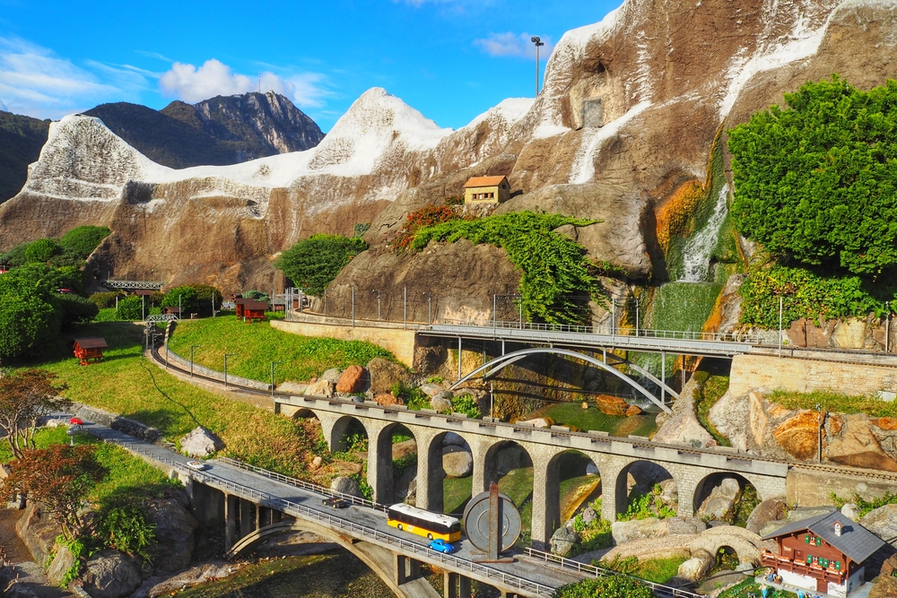le parc Swissminiatur à Melide